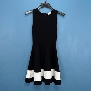 love..Ady fit and flare dress. Black with white accent tennis dress